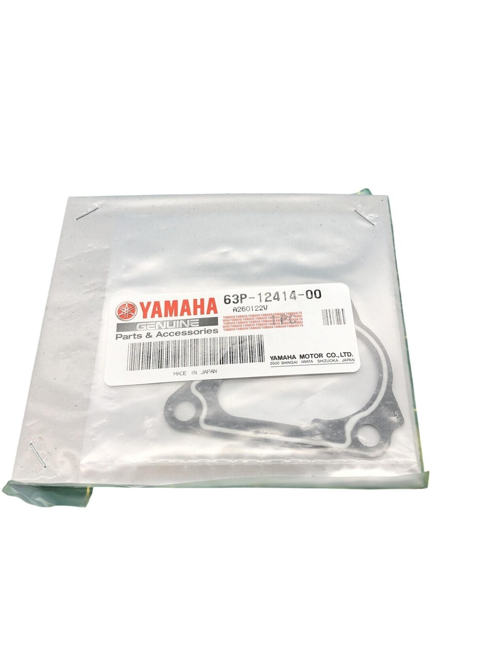 Yamaha 63P-12414-00 Gasket Genuine Parts Accessories Made Japan New Bag